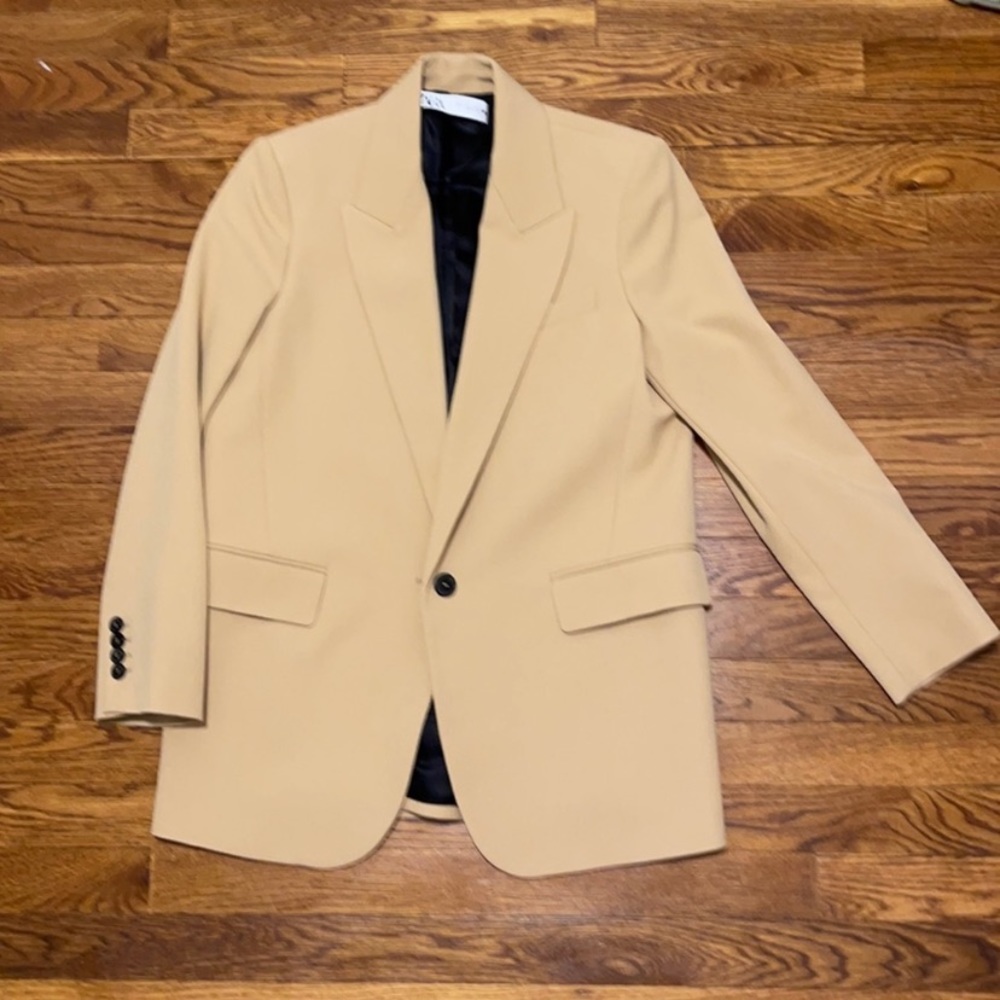 Zara tan/camel blazer